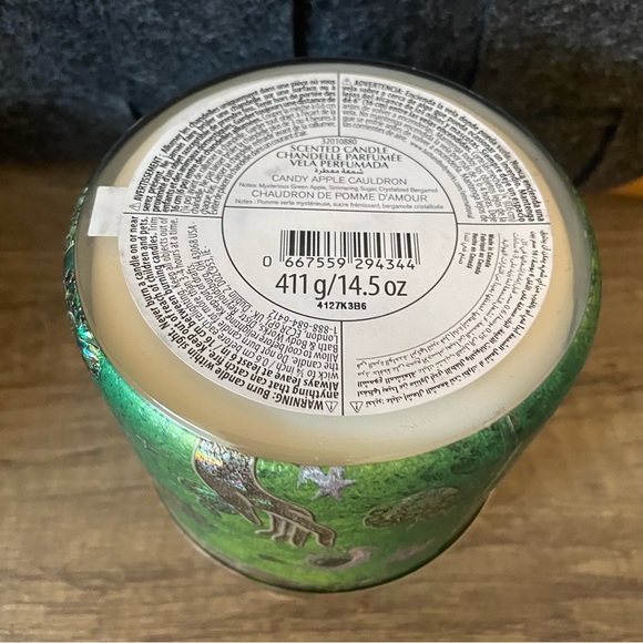 NEW BATH & BODY WORKS Candy Apple Cauldron Speciality Lid 3 Wick Candle - Picture 2 of 4